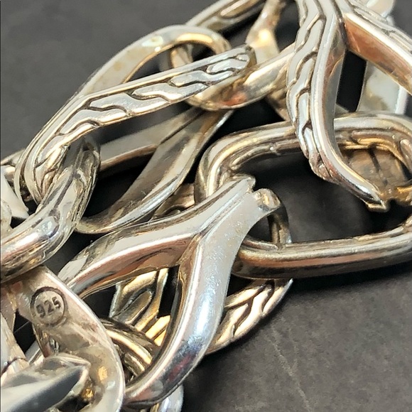 JOHN HARDY Classic Chain Link Sterling Silver Bracelet - Picture 6 of 7